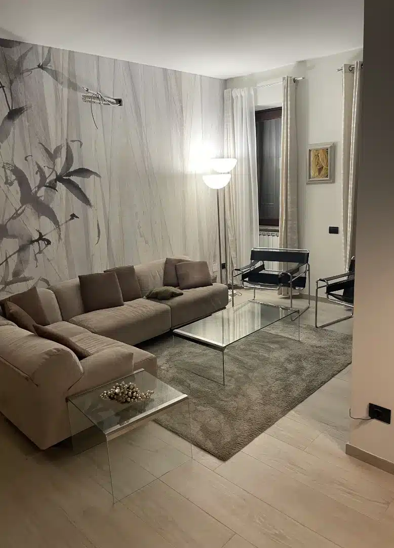 Parquet beige chiaro per soggiorno moderno